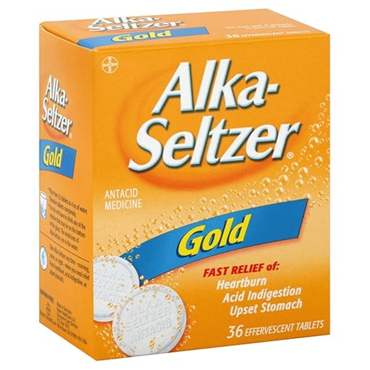 AlkaSeltzer Effervescent Gold 36 Tablets Amazon.co.uk Business