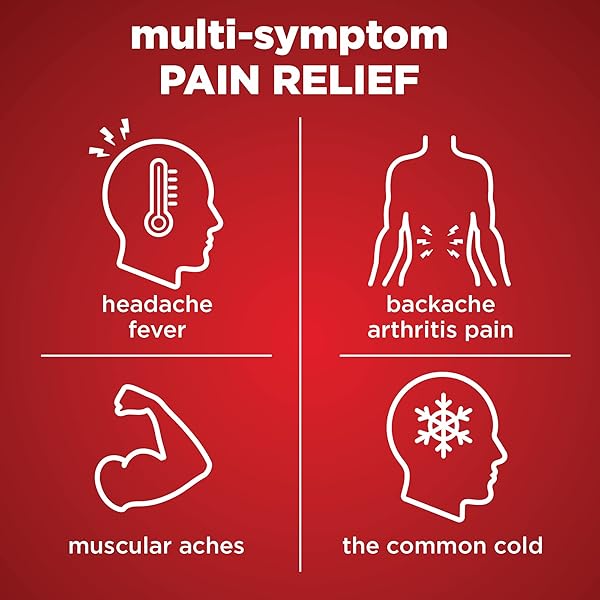 AMAZON BASIC CARE EXTRA STRENGTH ACETAMINOPHEN CAPLETS 500 MG, PAIN RELIEVER AND FEVER REDUCER, GENTLE ON STOMACH, FOR ARTHRITIS PAIN, BACKACHE PAIN AND MORE, 50 PACKETS OF 2 CAPSULES EACH, 100 COUNT
