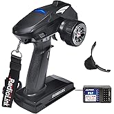 ATA HOBBY DUMBORC X4 2.4GHz 4 Channel RC Radio Transmitter and P6F Receiver | RC Remote and Receiver with Fail-Safe &amp; Low Voltage Alarm Function Mixed Mode for RC Car/Boat/Tank