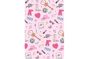 Swiftie Journal for Little Girls - Birthday Gift for TS Fans, Taylor Themed Party Favor, 113 Lined Pages, 6 x 9 Inches, Album Inspired Notebook, Eras Music Gift