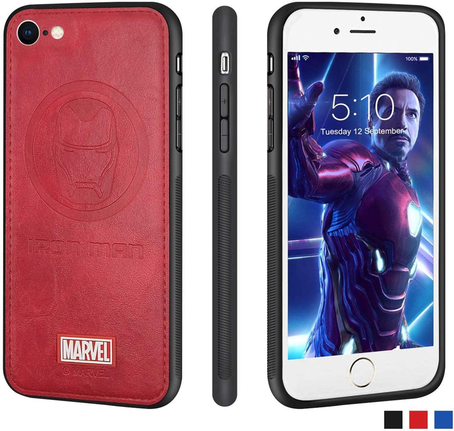 Leather Case Protective Cell Phone Case for Apple iPhone 8 / iPhone 7