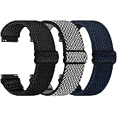 TumpCez Quick Release Watch Band - Choice of Width -18mm 19mm 20mm 22mm 24mm Watch Bands, Solo Loop Adjustable Elastic Nylon Watch Straps Replacement Wristband for Men Women