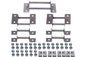 maXpeedingrods 3rd Row Seat Brackets with Strikers and Bolts for Chevrolet Tahoe for GMC 2000-2014