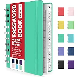 Forvencer Password Book with Individual