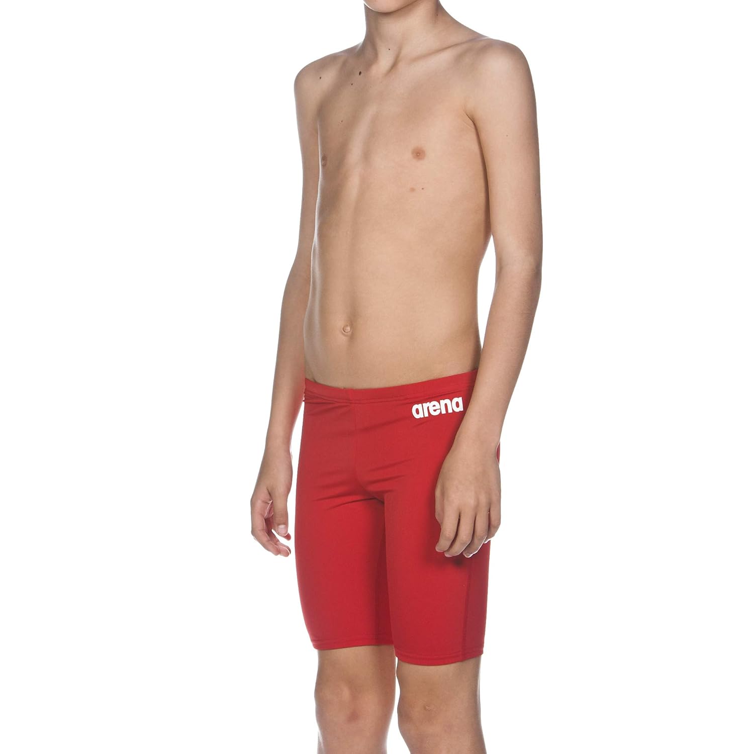 Arena Boys Training Swim Trunks Solid Jammer, redWhite, 26 Amazon.co