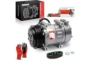 A-Premium Air Conditioner AC Compressor with Clutch Compatible with Kenworth C500 1997-2015 K100E T2000 T300 T600A T680 T800 
