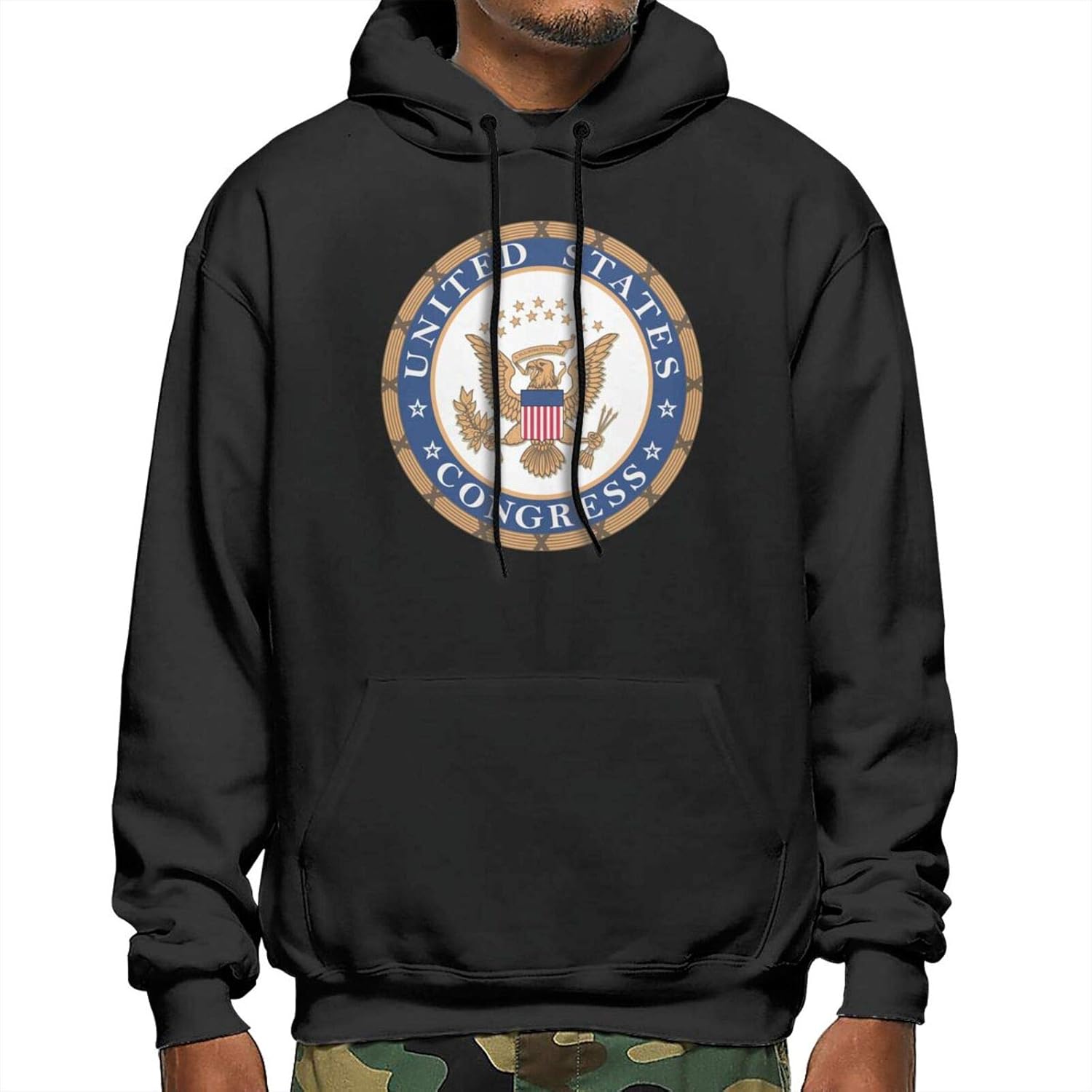 United States Congress Hooded Sweatshirt Pullover Hoodie
