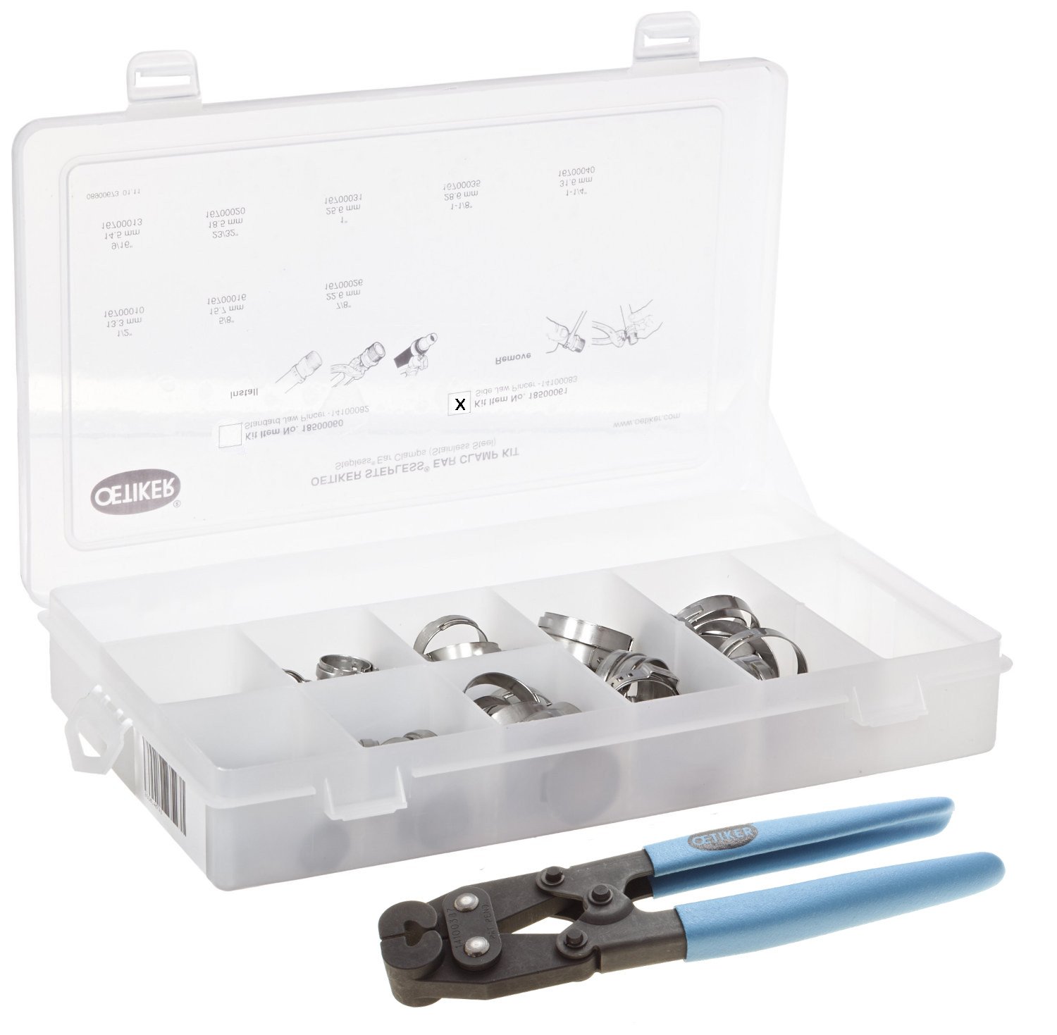 Oetiker 18500061 StepLess 1Ear Clamp Kit (StepLess Ear Clamps