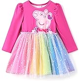 Peppa Pig Toddler Girls Dress Cute Tutu Dresses for Birthday Party Tulle Princess Dress Little Girl Size 2-6T