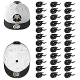 36 Pack Adhesive Hat Hooks for Wall, Super Strong