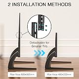 RFIVER Universal TV Stand Legs 20-65 inch TV Table Top Feet 40KG 800x500 view 6