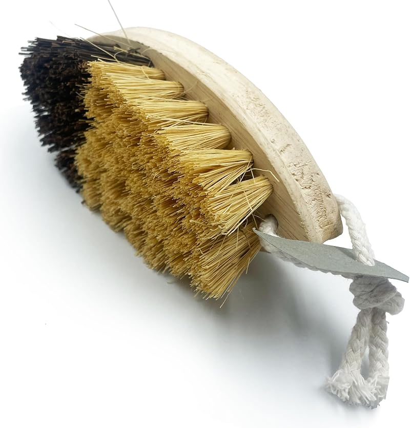 Newman and Cole Vegetable Brush Scrubber Dual-Purpose Wood Bristle
