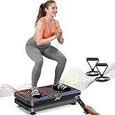 AXV Vibration Plate Fitness Platform Exercise Machine Vibrating Shaking Full Body Shaker Workout Vibrate Stand Shake Board Sp