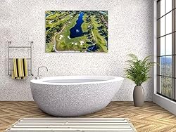 WESTON FL USA Golf Course Wall Art for Office Golf