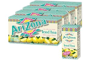 Arizona Decaffeinated Lemon Tea, 6.75 Fl Oz, Pack of 32