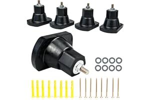 IFISHAR 4Pack Air Conditioner Shock Pad, Rubber Isolator Feet, Vibration Isolator Pads for Outdoor Air Conditioner Accessories (Upgrade)