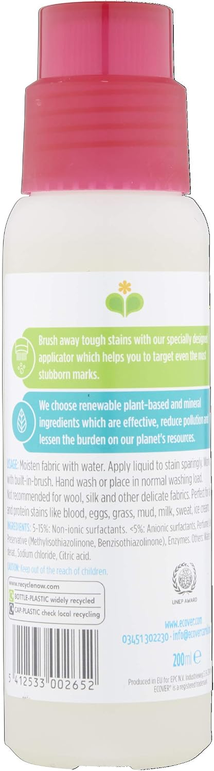 Ecover Stain Remover 200ml, 200 ml (Pack of 1) - Image 4