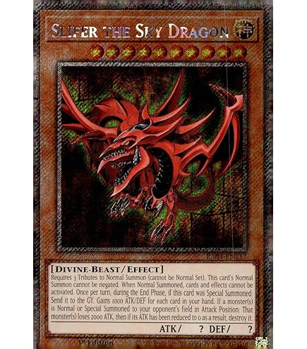 【komota】 Sky Dragon Slifer the Sky Dragon [Platinum Secret Rare] RA03-EN244