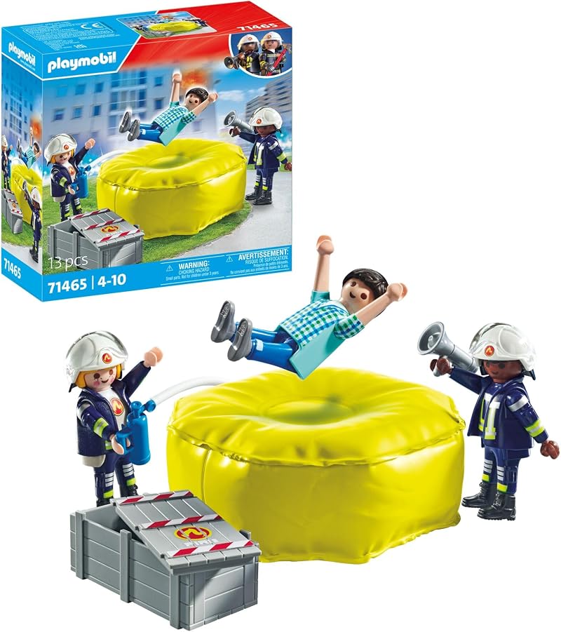 Playmobil Firefighters 71465 Action Heroes with Air Pillow 13 pcs