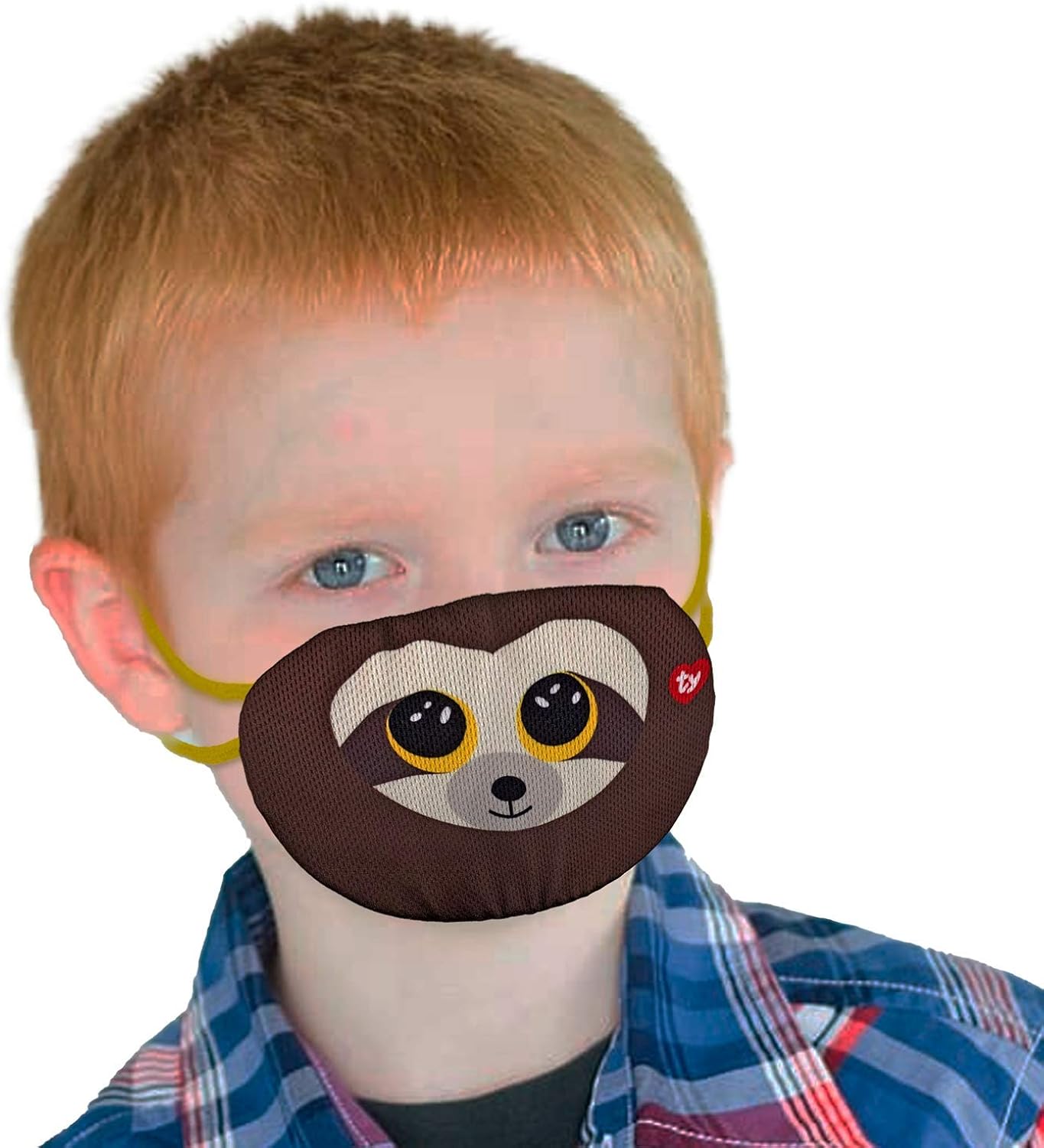 Ty UK Ltd Dangler Sloth Beanie Boo Face Mask, multicoloured, one size - Image 4