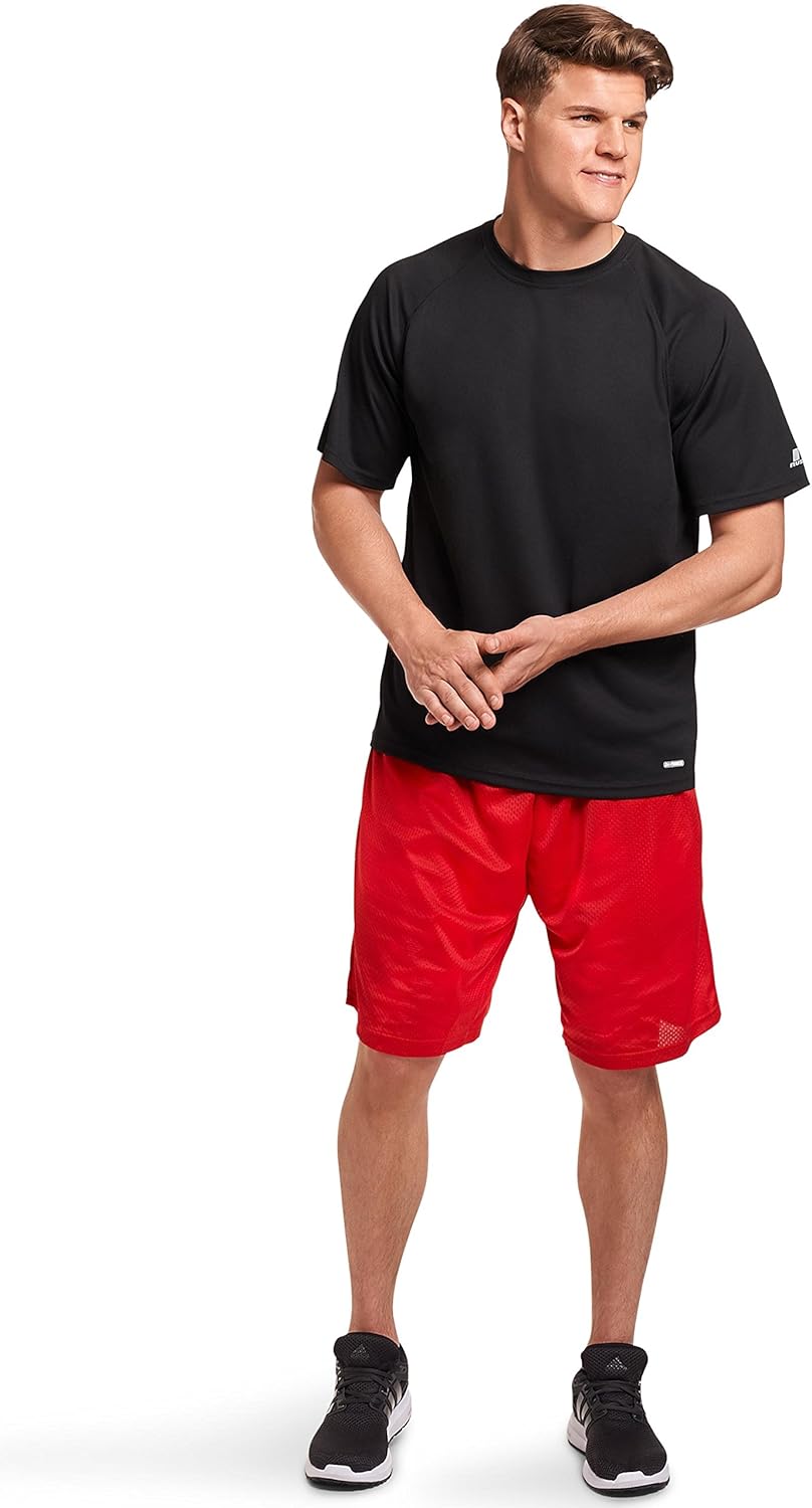 Russell Athletic Men's Dri-Power Performance Mesh T-Shirt: Clothing