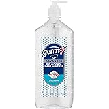 Germ-x Advanced Hand Sanitizer, Non-Drying Moisturizing Clear Gel, Instant and No Rinse Formula, Large Family Size Pump Bottl