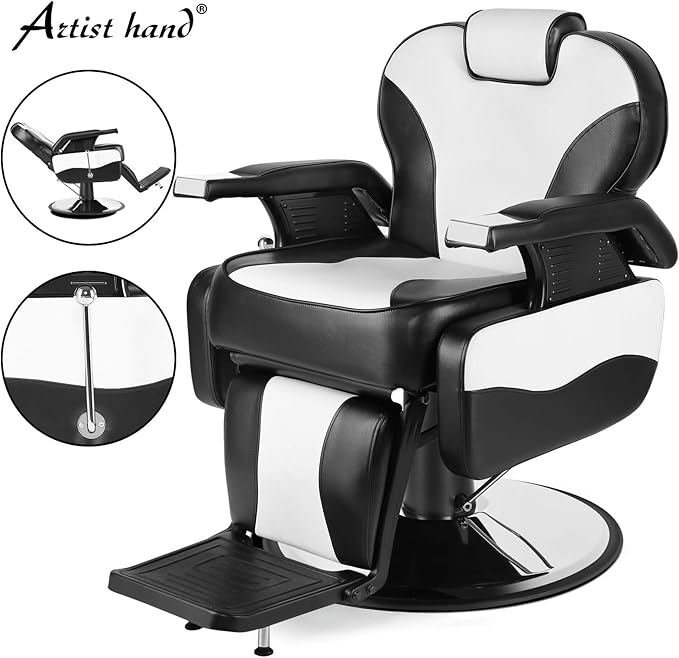 Artist Hand Barber Chair Hydraulic Reclining Barber Chairs