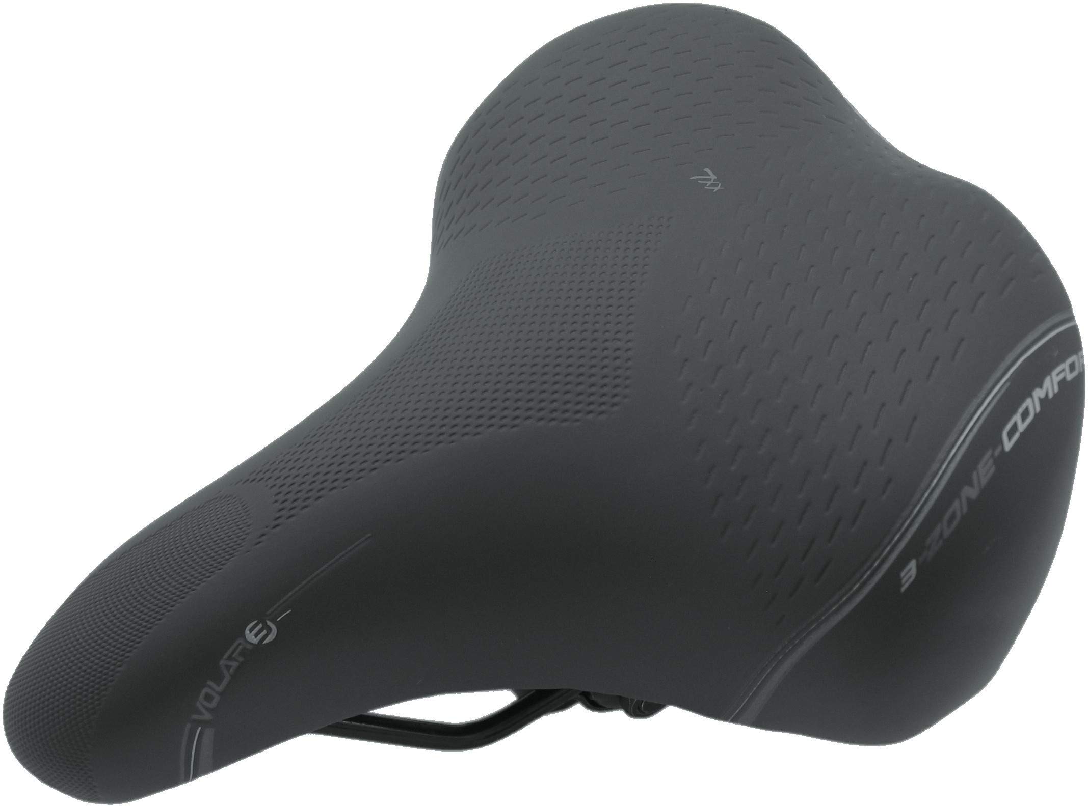 Selle Bassano Volare XXL Saddle, Black