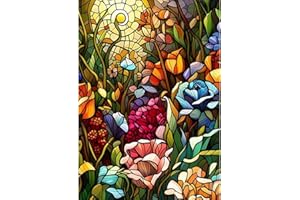 RYMILIE Flowers Diamond Art Painting Kits for Adults, Full Drill Diamond Dots Paintings for Beginners, Round 5D Paint with Diamonds Pictures Gem Art Painting Kits DIY Crafts Kits 【11.8x15.7inch】