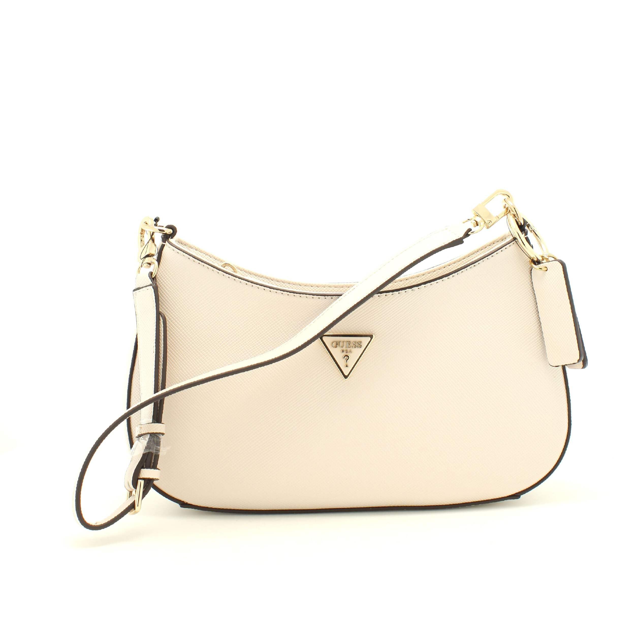 GUESS Noelle Top Zip Shoulder Bag, Bone