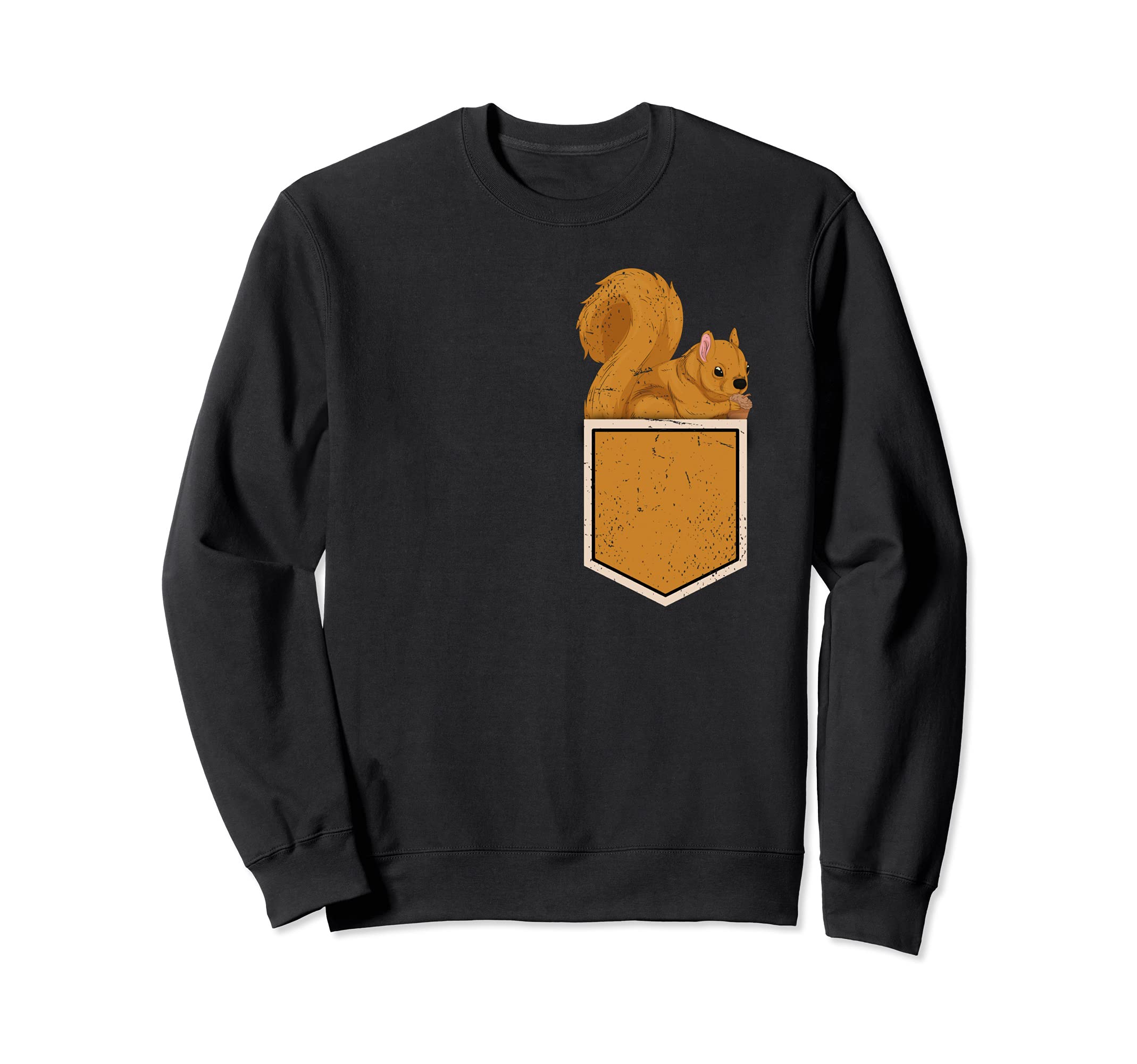 Wildlife Forest Animal Wild Squirrel Cute Pocket Squirrel Sweatshirt