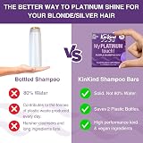 KinKind Purple Shampoo Bar My PLATINUM TOUCH 50g Vegan Blonde Silver White Hair view 5