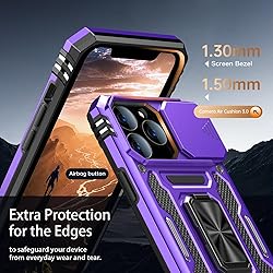 Goodon for iPhone 13 Pro Max Case with Sliding