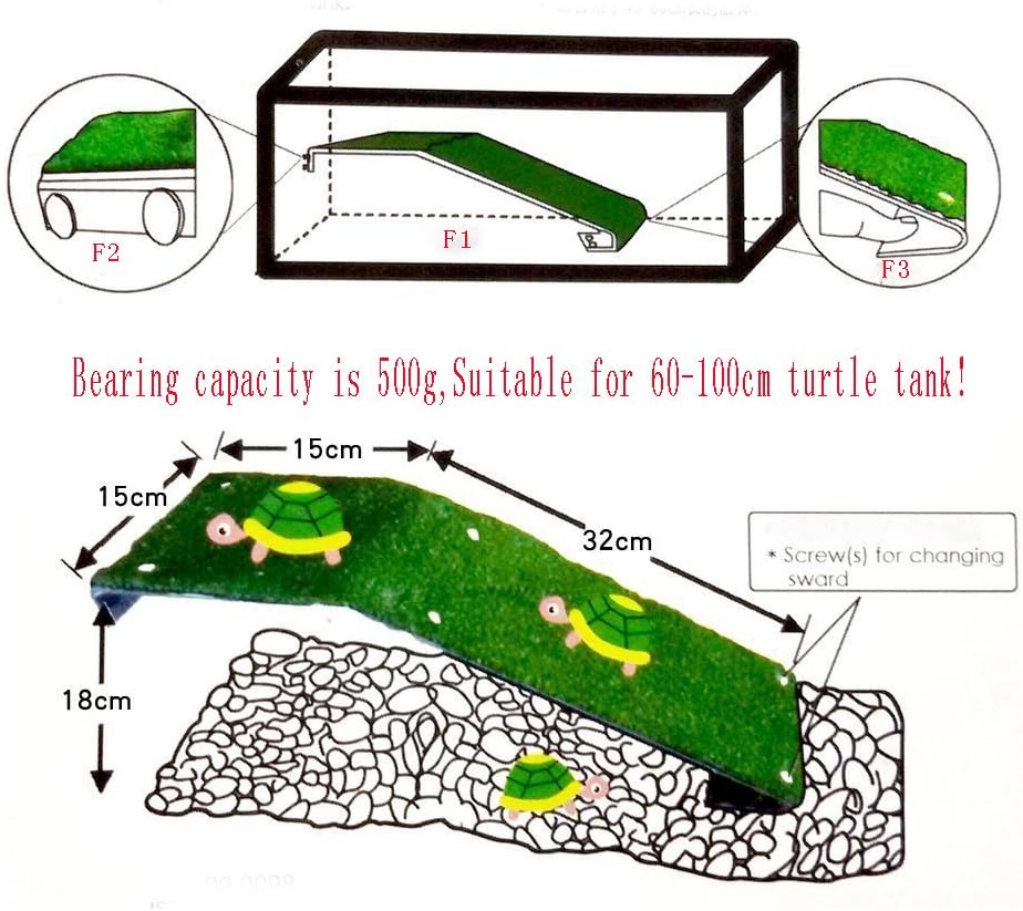 Saim Turtle Basking Platform, Large:17Inch Length - Image 3
