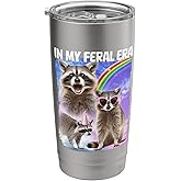 In My Feral Era Raccoon Stainless Steel Insulated Tumbler