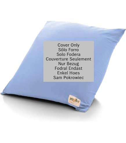 Amazon.com: Yogibo Short Bean Bag Replacement Cover, Removable 