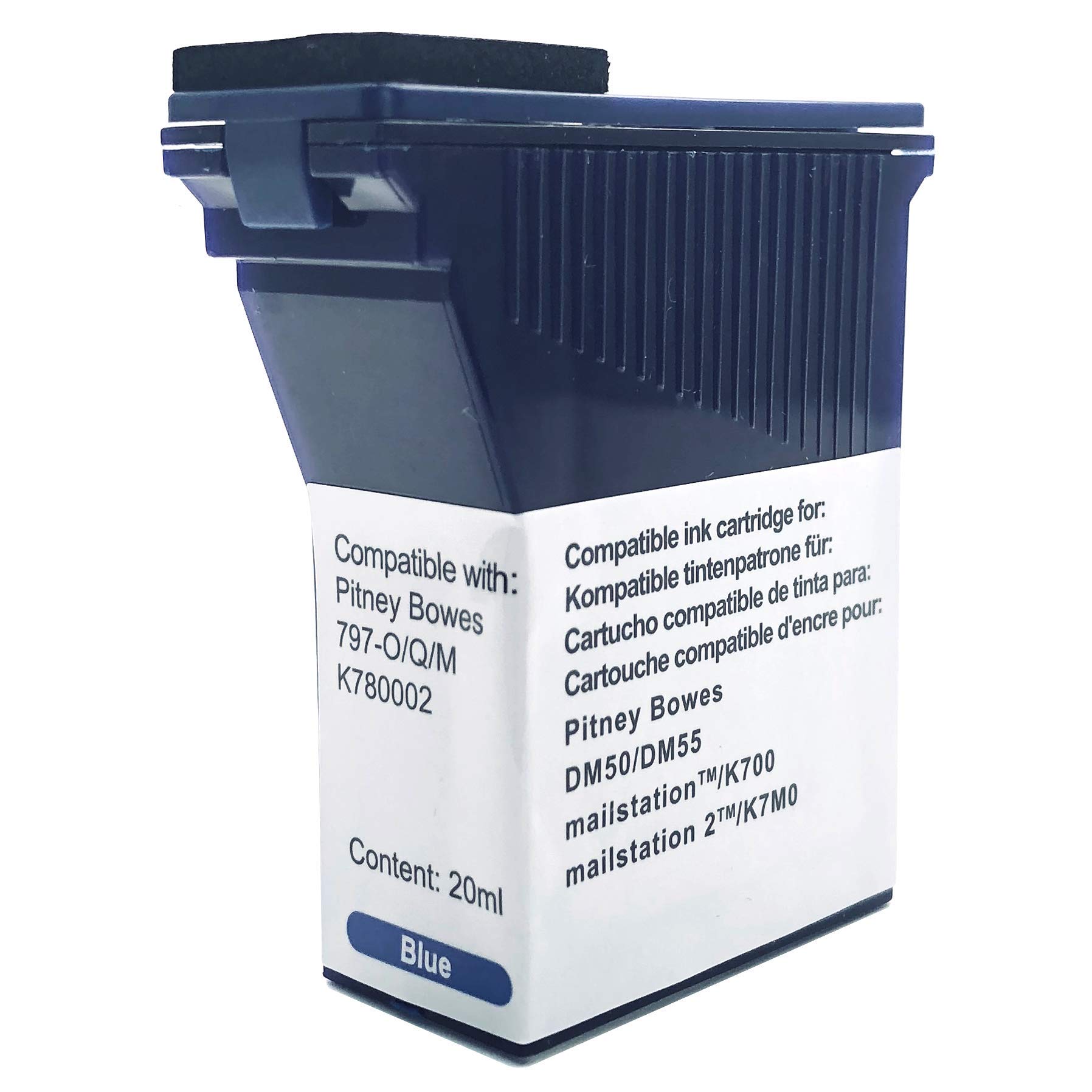 Pro Supplies Compatible Ink Cartridge for Pitney Bowes DM50 DM55 DM60 K700 Blue