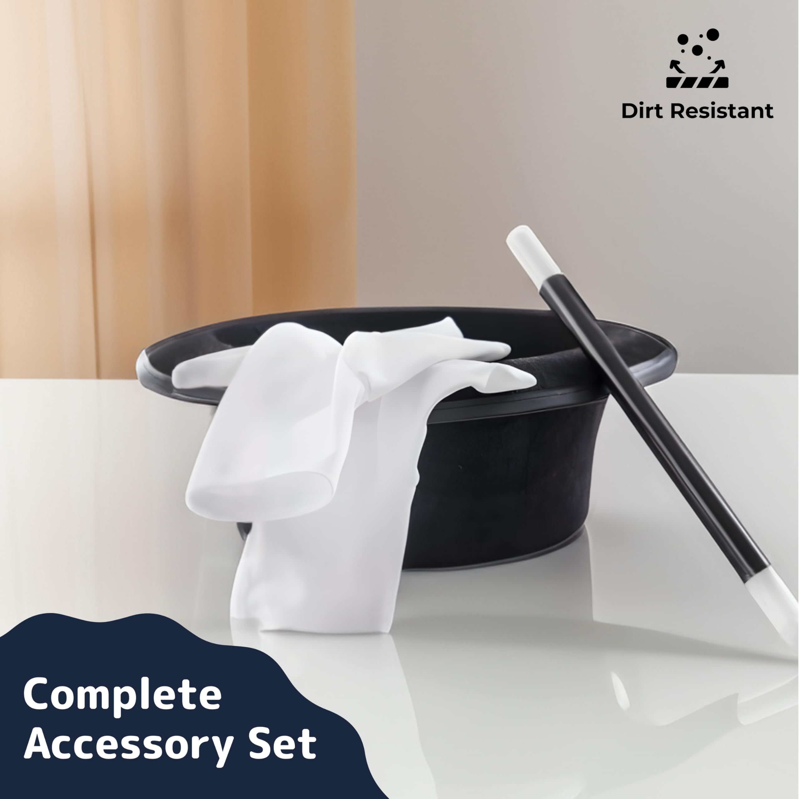 PREXTEX Kids Magician Costume Kids Toy Kit Set for Boy and Girls with Top Hat, Cape, Magic Wand, White Gloves for Magic Tricks Show and Halloween Costume | Great for Toddler and 6-12 Year Old Kids