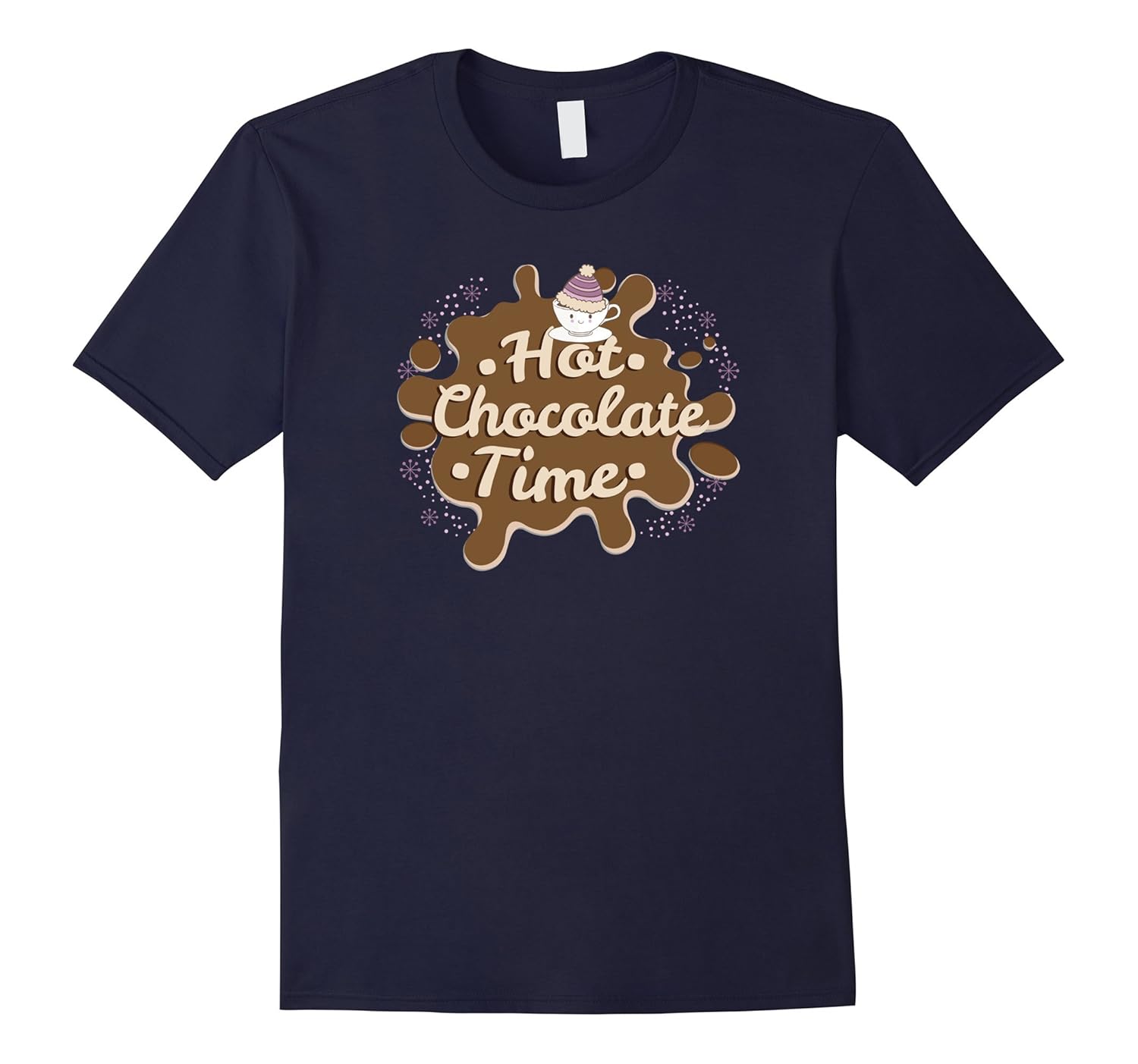 Hot Chocolate Time Winter Graphic T-Shirt-ANZ