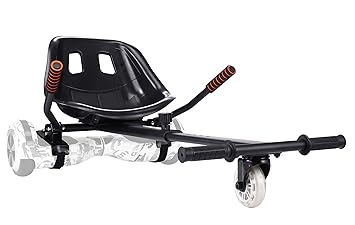 yabbay Hover Kart mit Großem Rennsitz und Langlebigem PU-Rad - Hover Karts Kompatibel mit 6.5',8',10' Balancing Boards