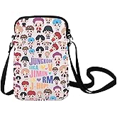 LEVLO Korean Group Army Crossbody Bag Korean Members Fans Gift Members Name Shoulder Bag Korean Lover Merchandise (Army C Bag)
