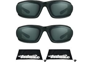 Bikershades Small Motorcycle Sunglasses Foam Padded for Women, Boys and Girls