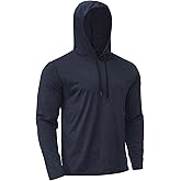 X-thud Men’s Hoodies Long Sleeve Drawstring Pullover Sweatshirt Casual Hooded for Gym Workout Athletic