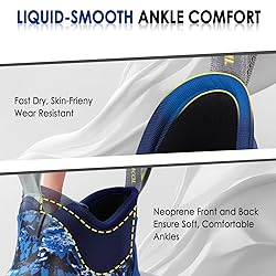 Kalkal Men's Deck Boots, Waterproof Fishing Rain