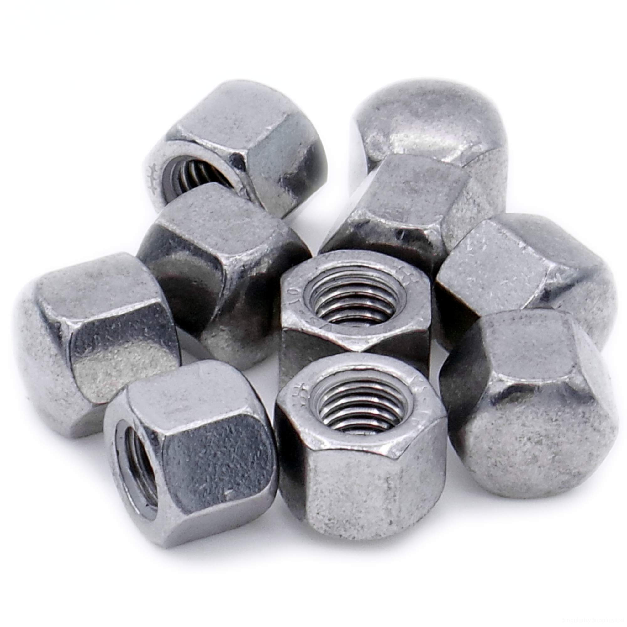 M8 (8mm) Hex Cap Nut - Stainless Steel (A2) (Pack of 10)