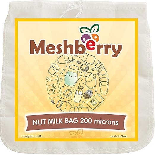 Amazon Com Meshberry Nut Milk Bag Cheesecloth And Food Strainer