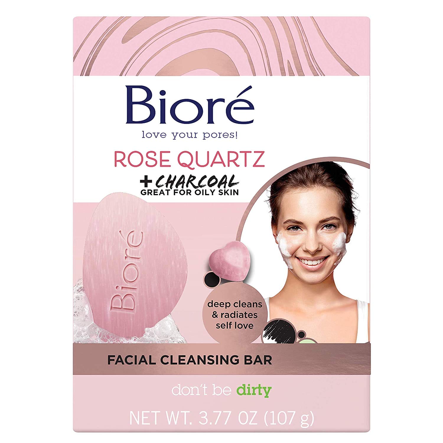 rose quartz facial cleanser