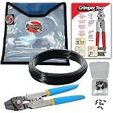 Monofilament Speargun Line Rigging Kit Includes Crimping Tool Monofilament Line and Double Copper Sleeves for Spearfishing Diving Freediving Scuba
