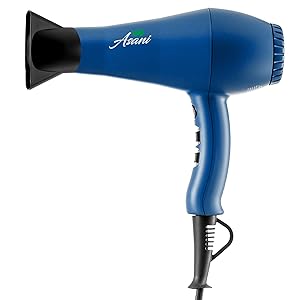 Negative Ion Hair Blow Dryer with Concentrator Attachment| Professional Anti-frizz 1875W | Extra-Fast Infrared Blow dryer Straightener with Quiet Salon-Grade Motor | 3 Heat Settings and 2 Speeds