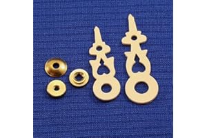 JSORM Plastic Cuckoo Clock Hands Replacement Parts Kit Fits Regula Movements for 70 mm or 2 3/4" Dial Cream with Nuts